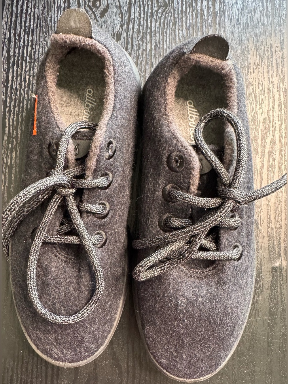 allbirds Women's Grey Charcoal Wool Slip-On Sneakers Size W7 Lace -Up ConvoyTag
